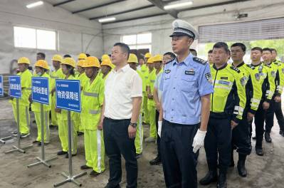 集團(tuán)公司和智慧運營公司聯(lián)合青島交警支隊特勤大隊開展應(yīng)急演練